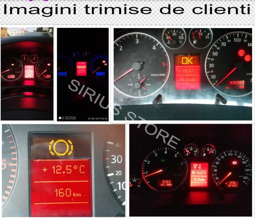 Ecran Display LCD VDO pentru Audi A3 A4 A6 S3 S4 S6