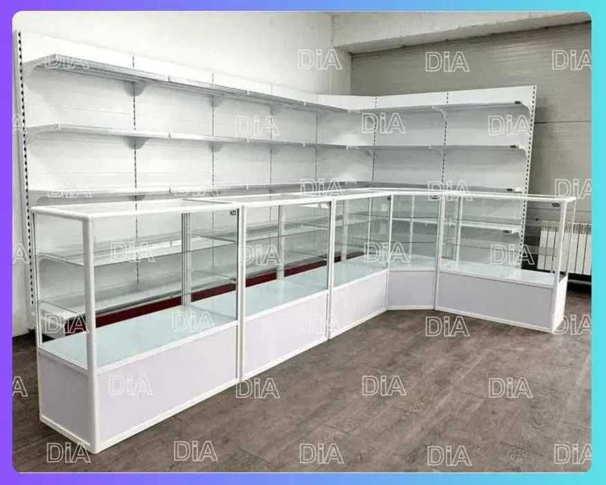 Мetall stellajlar, savdo tokcha, стеллаж для магазина