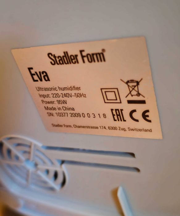 Umidificator cu ultrasunete Stadler Form Eva