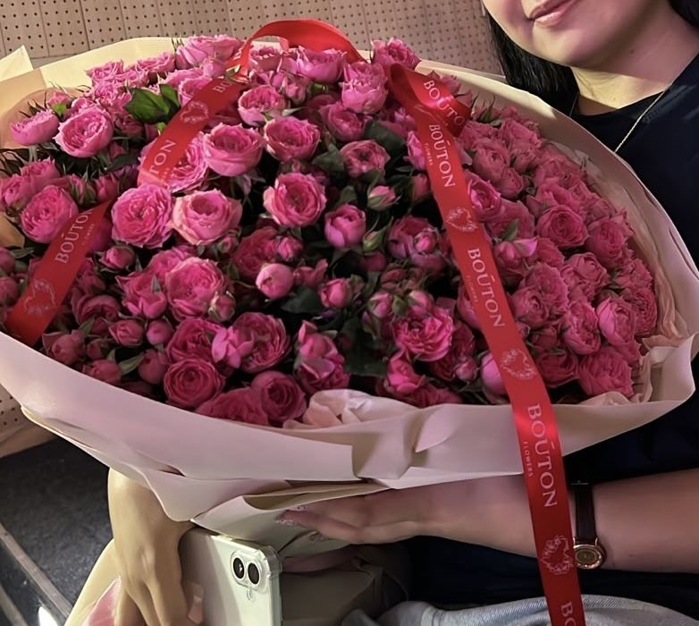 Цветы свежый бугін алынды