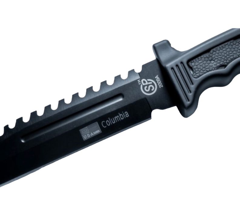 Тактически нож за оцеляване RAMBO S009B комбинирано острие Лов Туризъм