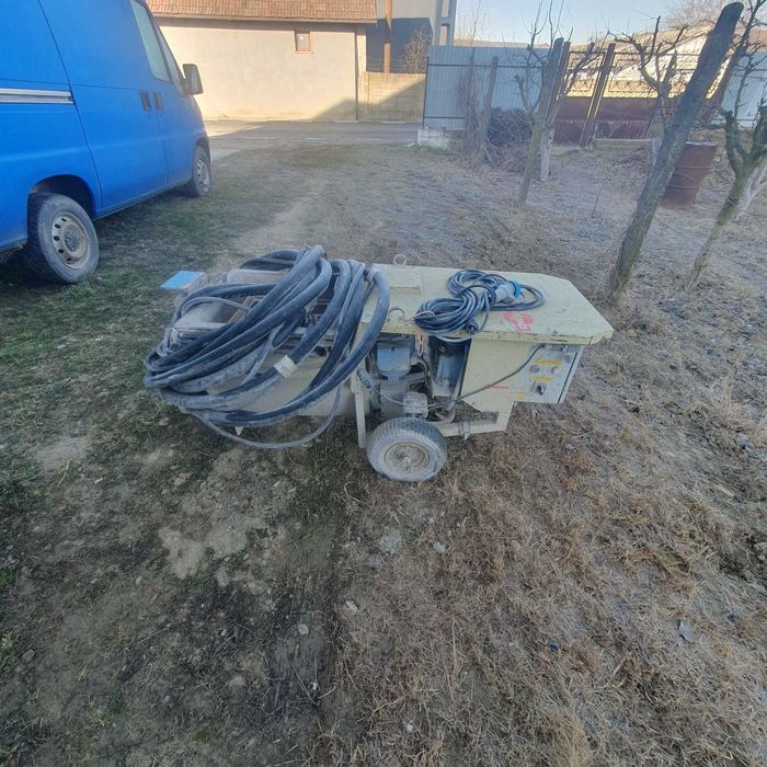 Fiat Ducato si pompa de tencuit