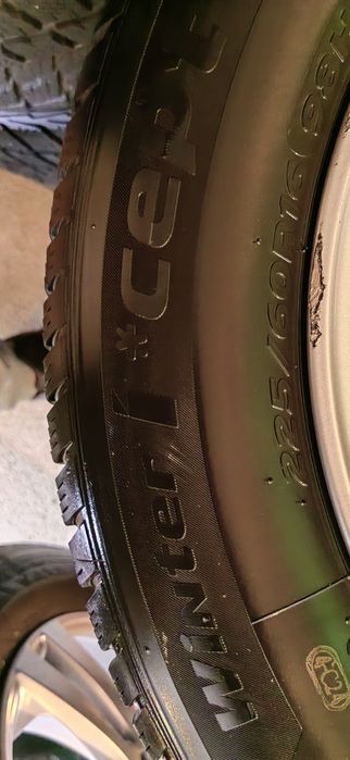 225 60 16 Гуми с джанти зимни Hankok