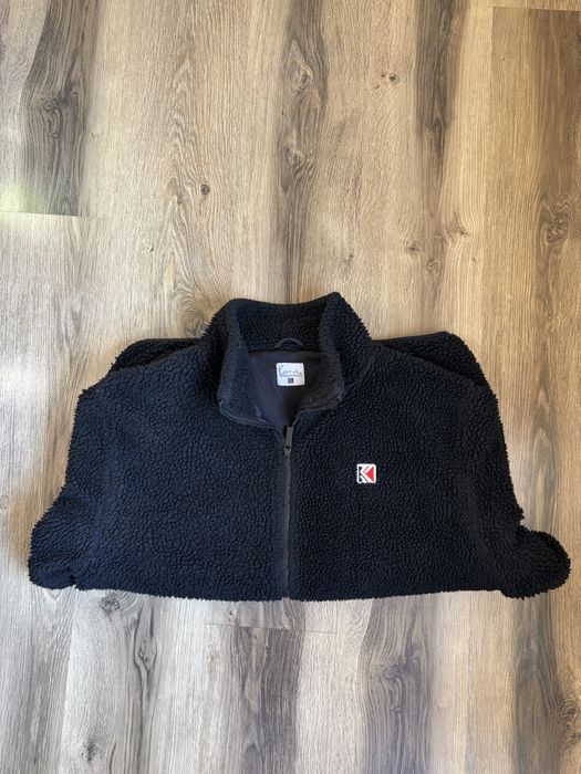 Karl Kani Sherpa Fleece Jacket - Signature Sleeve - XL - Streetwear