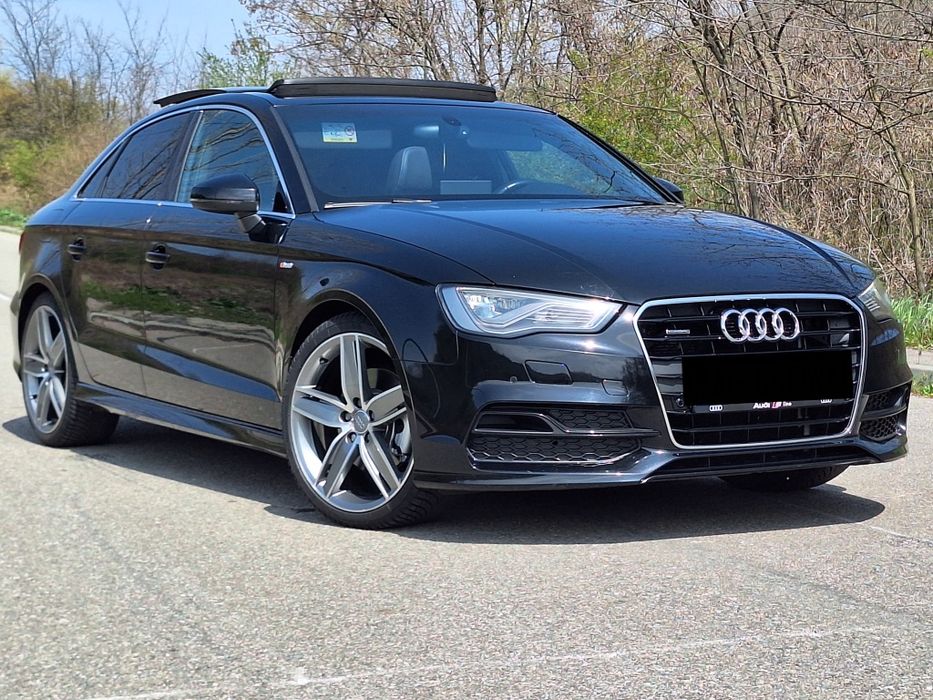 Audi A3 sedan 3xSline , quattro, webasto, trapa, matrix, b&o