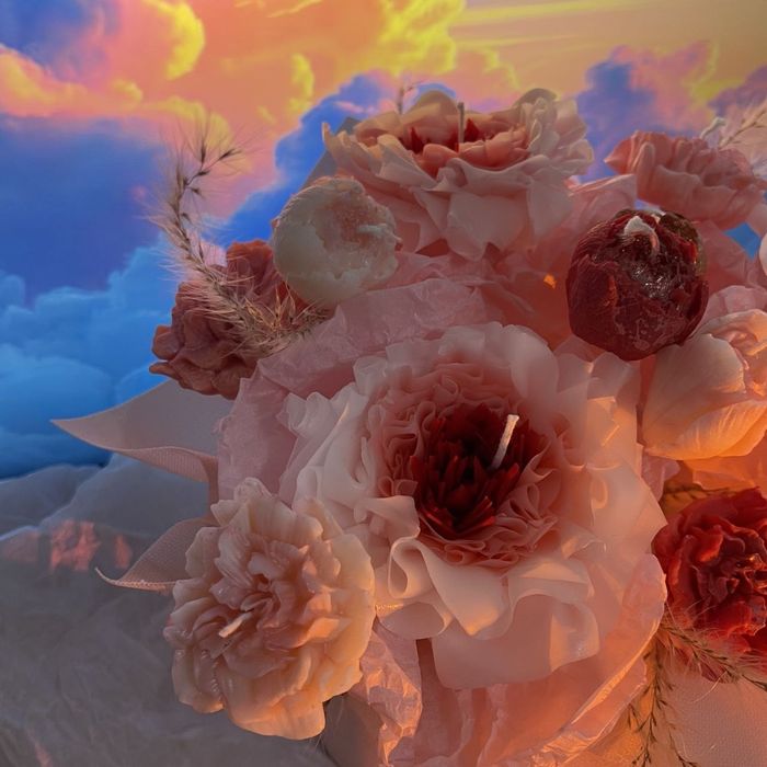 Букет из ароматных свечей