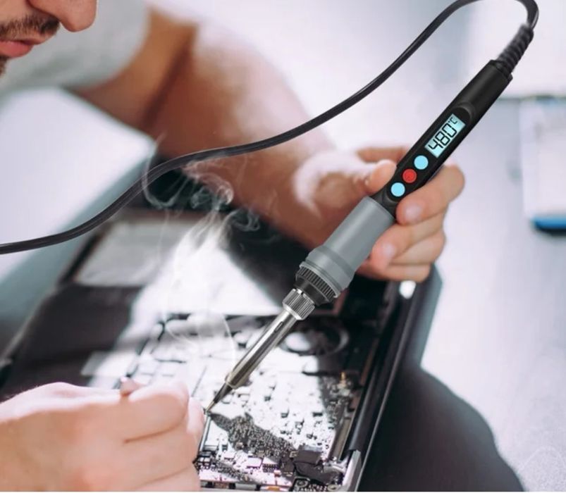 Професионален поялник 90W с електронно регулиране на температурата