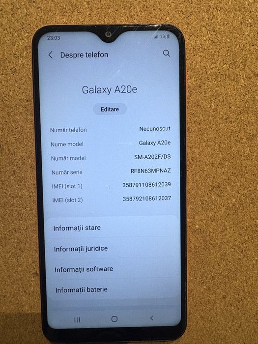 Samsung Galaxy A20e 32Gb ID-XXL6274
