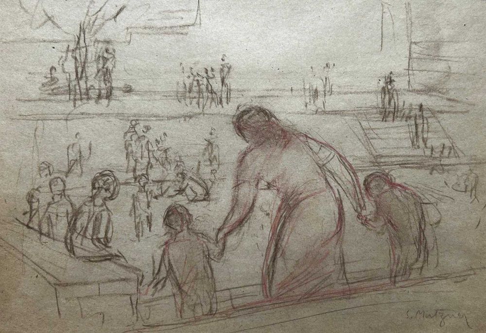 Tablou vechi romanesc. Samuel Mützner (1884-1959) - La Școală