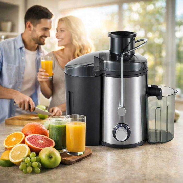 Сокоизстисквачка Muhler MJ-600S, Корпус и цедка  неръждаема стомана