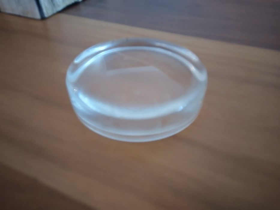 Оригинален цилиндричен стъклен предмет от Италия