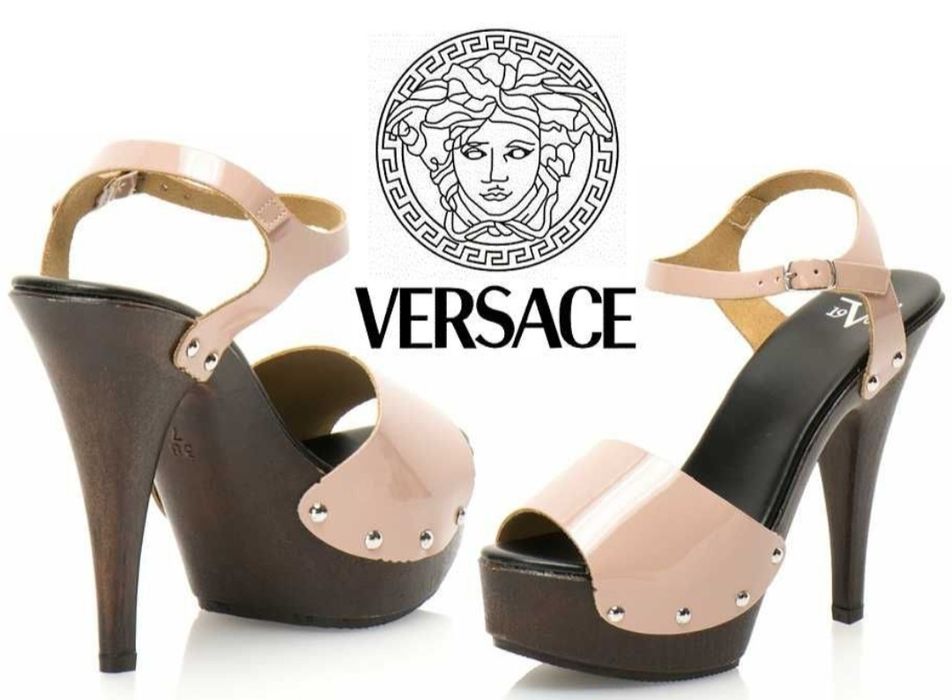 %ПРОМО% № 36 – Дамски сандали ест кожа ток/платформа 13/4см