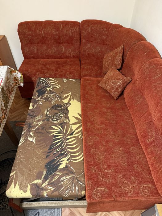 Ъглов диван с опция спане