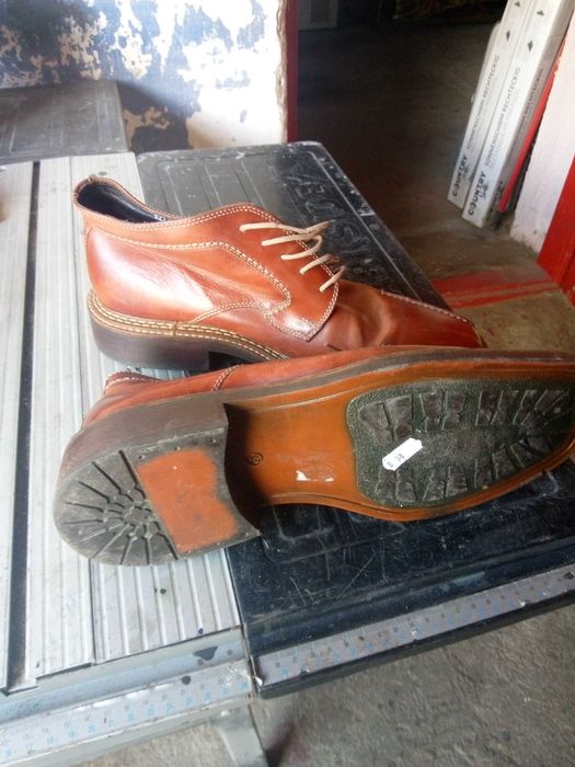 Ghete piele maro