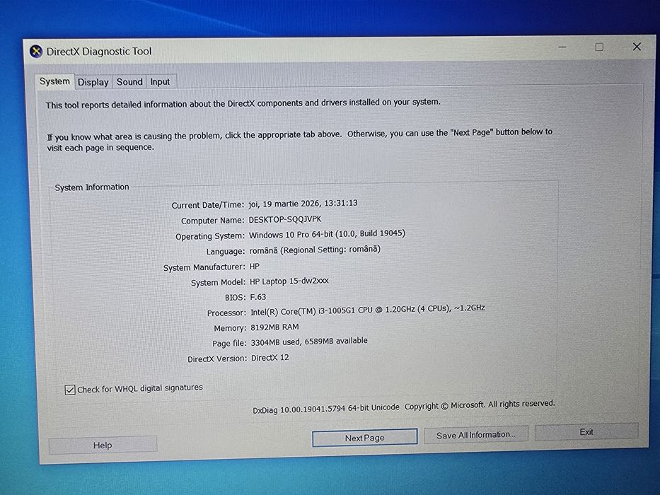 NDP Amanet Buzoieni 16 Margeanului Laptop HP ( 51529)