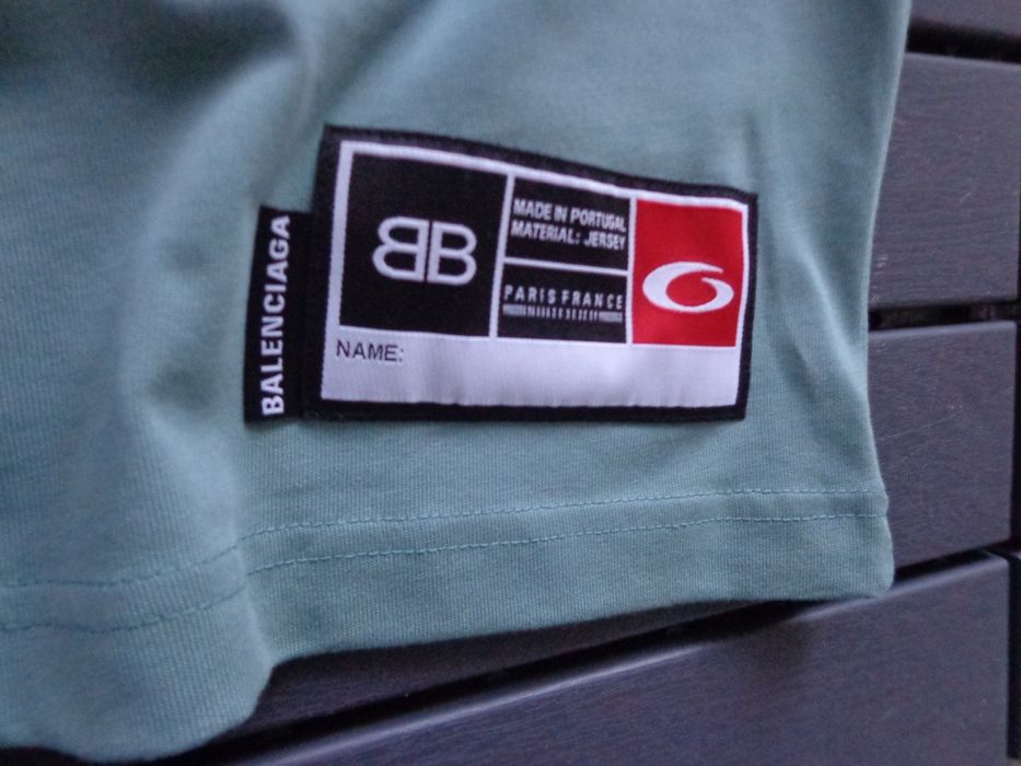 Мъжка тениска Balenciaga Baseball  Series oversized T shirts