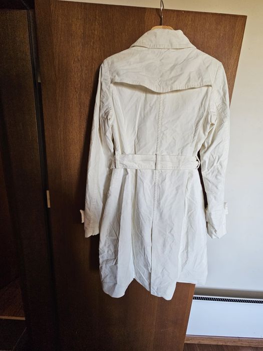 Нов велурен бял шлифер Koton ЕU40,D38,UK12, S/M
