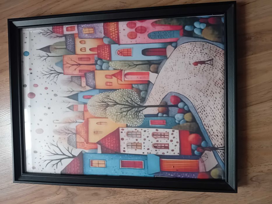 Картина Приказен град / в рамка/  30 /40 см.