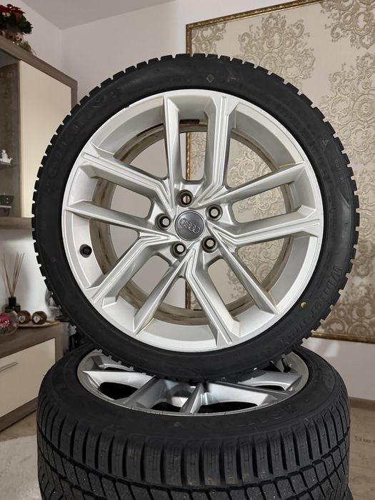 Jante r18 AUDI 100% originale +anvelope  noi M+S 245/40/r18(DOT2025)