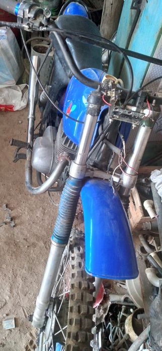 Мото крос синий цвет