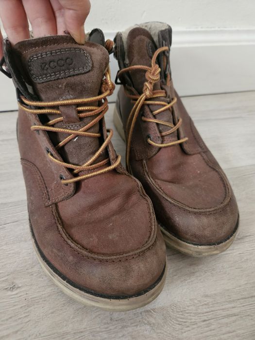 Ботинки ECCO .унисекс.натур замша