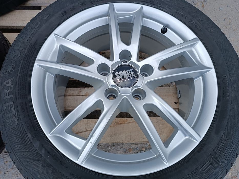 Лети джанти 16ки 5х112 Space Wheels + летни гуми 205/55/16