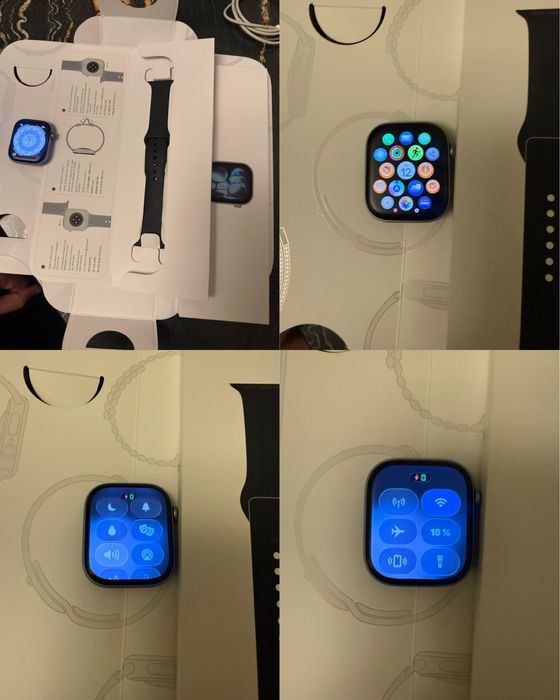 apple watch 11 callular spece gray 100% yangi pashti