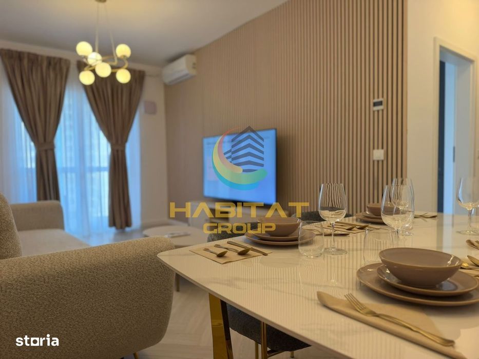 Apartament modern cu 2 camere de închiriat – Vienna Parkside | 750 €/l