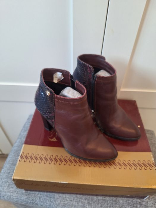 Botine dama, piele naturala, Baldacini - mărimea 38