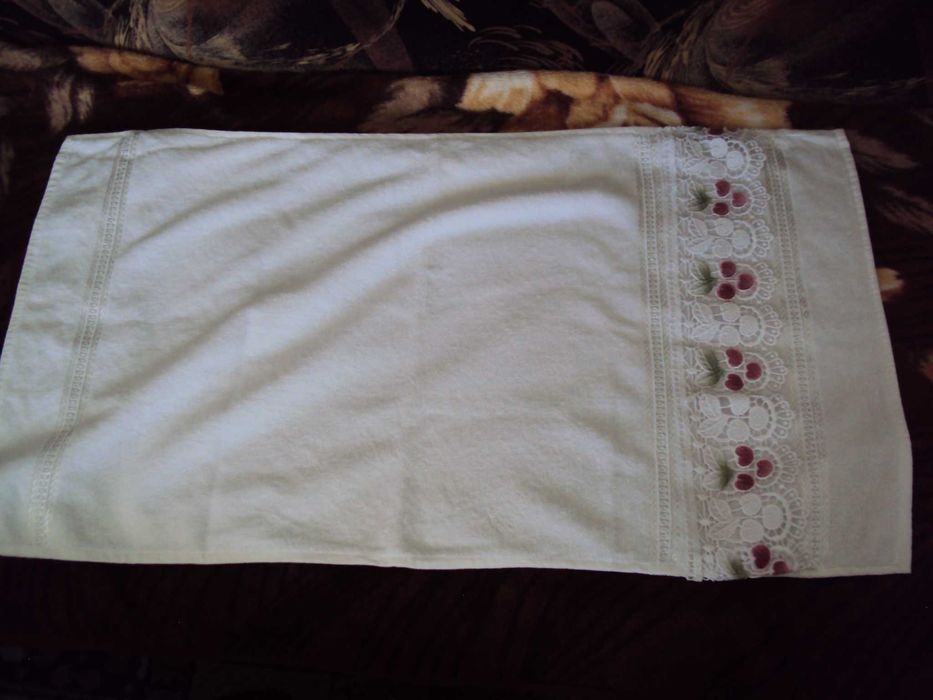 Хавлиени кърпи с дантела 90/50