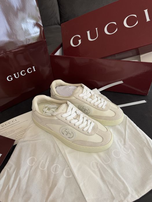 Tenesi Gucci G74 - piele naturala/canvas/marime 36/full box