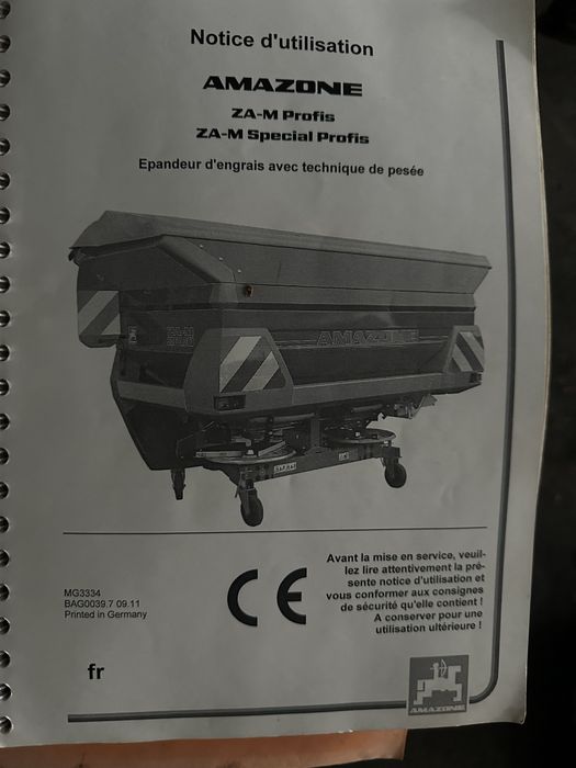 MIG/Distribuitor Fertilizare/Ingrasaminte AMAZONE ZA-M 3000 Profis