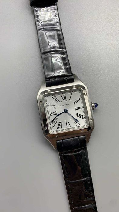 Cartier santos 100 silver/gold