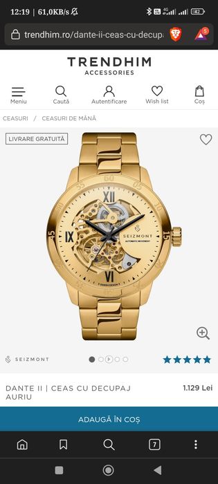 Ceas Seizmont Dante Automatic Movement