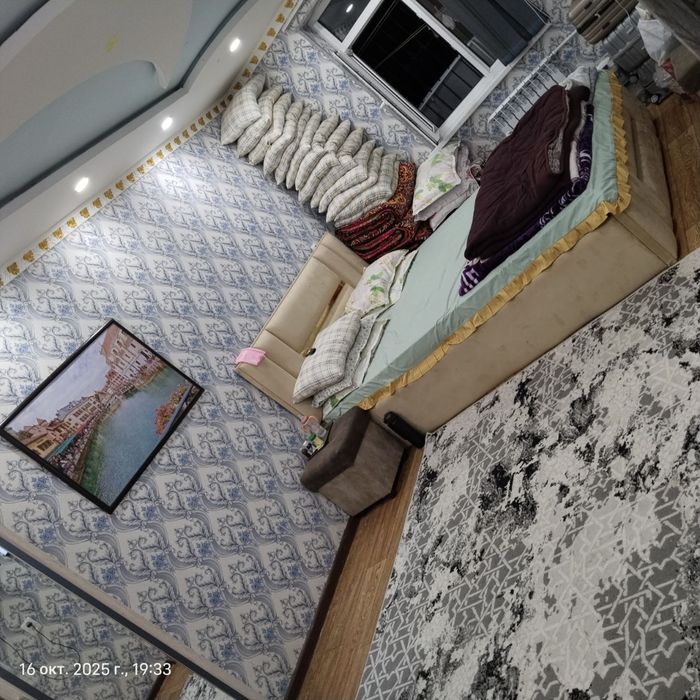 аренда 2 ком квартира в 4 мкр 3 этаж