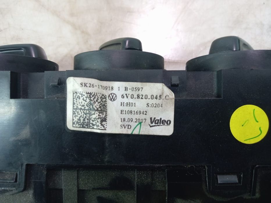 Panou clima ac 6v0820045c Skoda Fabia NJ [2014 - 2018] 1.4 tdi CUSB