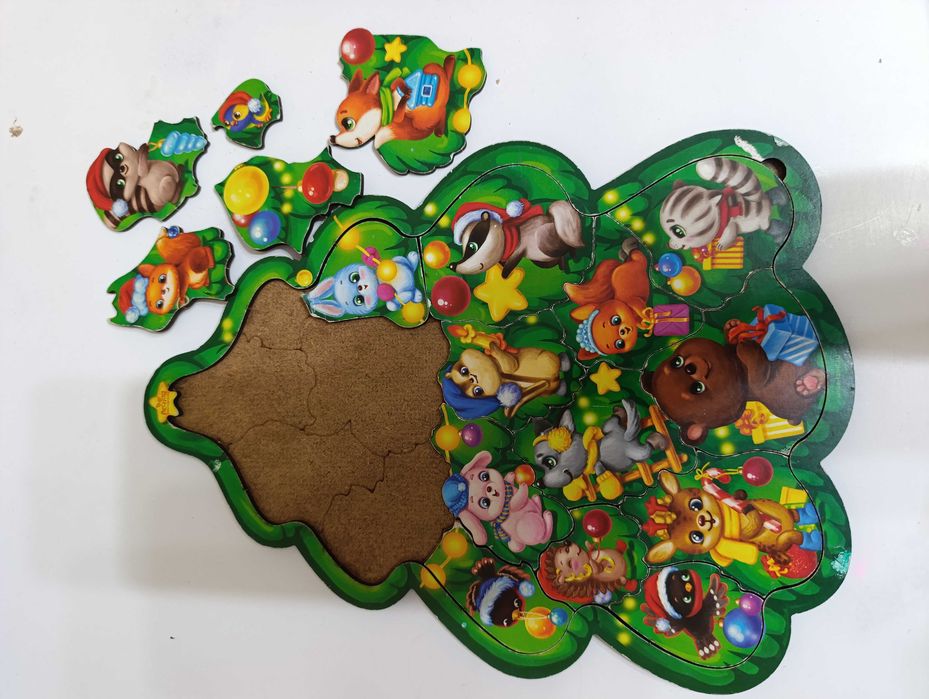 Деревянная досточка елочка