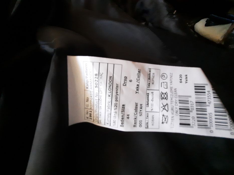 Costum  negru bărbat