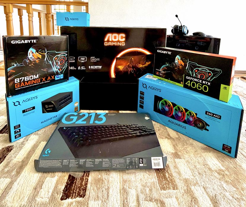PC Gaming +mouse/casti/tastatura/monitor