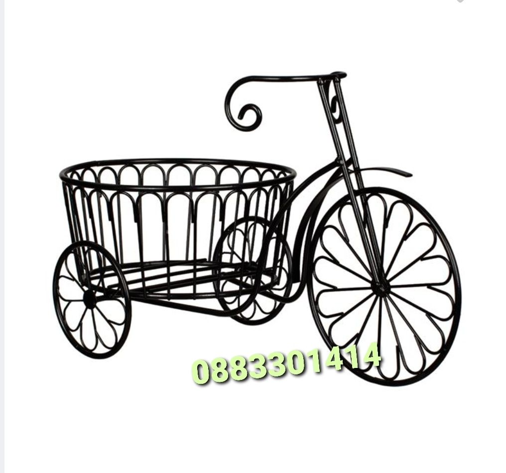 Декоративно градинско колело саксия, Цветарник гр. София Младост 4 • OLX.bg