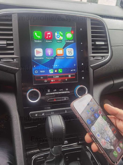 Instalare Apple Carplay AndroidAuto Renault Talisman Zoe Scenic RLink2