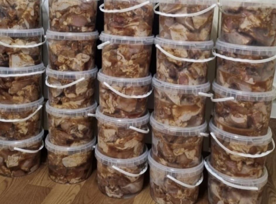 Шашлык из утки филе и окарачки