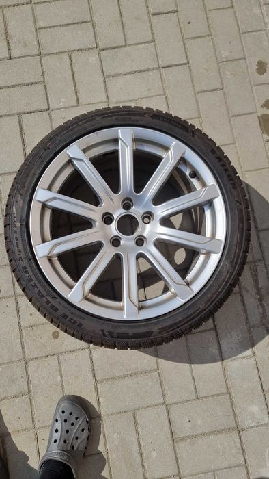 Set Roti Audi A5 8T B8 (jante folosite+anvelope iarna noi)/ 8.5J×18, ET29, 5×112
