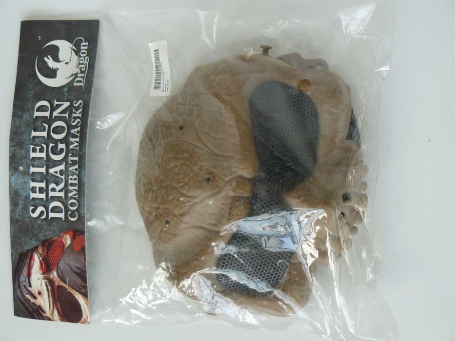 Masca Protectie Airsoft MAS-58 SHIELD DRAGON Noua,Sand/Culoare Nisip