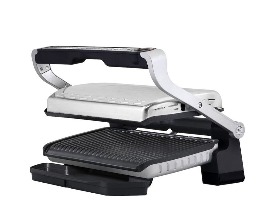 Grill electric Tefal OPTIGRILL+ XL GC722D34, 2000W, 9 programe automate de gatit, 4 grade de gatit, Placi detasabile, Inox