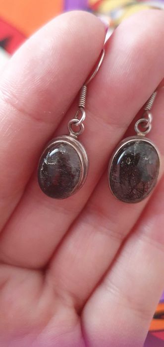 Vand set argint 925 cu pietre naturale