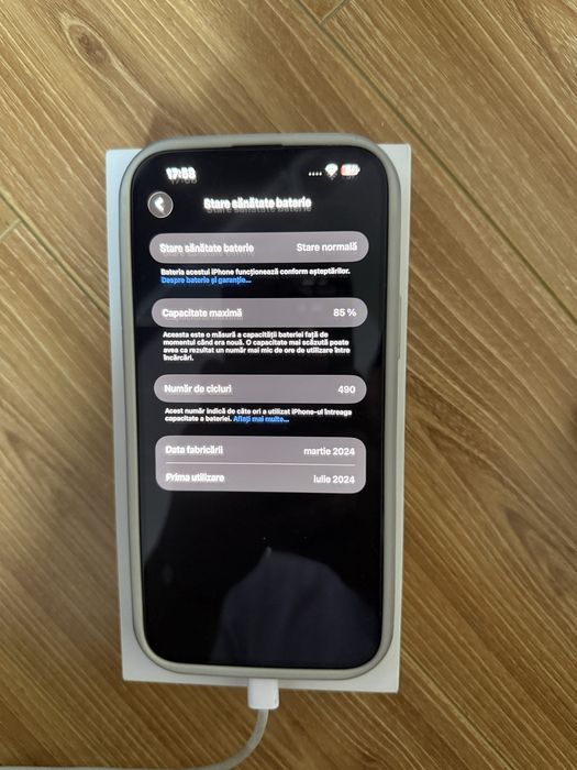 Iphone 15 plus 85%