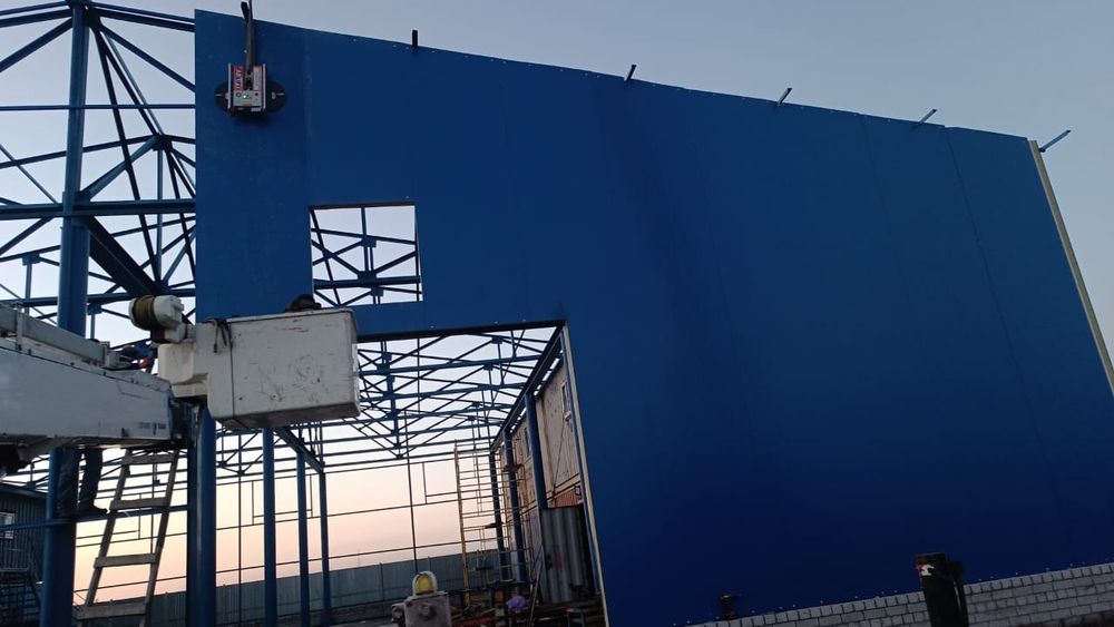 Сэндвич-панель, ЛСТК, производство и монтаж