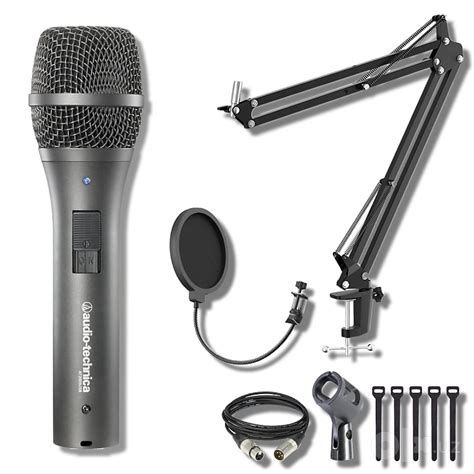 Микрофон Audio-Technica AT2005USB подкасты, стримы, вокал + стойка