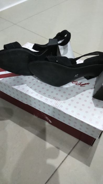 Sandale negre elegante